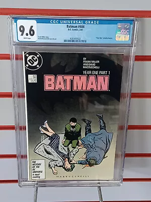 Buy BATMAN #404 (DC, 1987) CGC Graded 9.6 ~ FRANK MILLER ~ YEAR ONE ~ White Pages • 60.28£