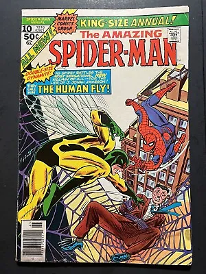 Buy AMAZING -SPIDER-MAN ANNUAL #10 1976 1st. App. & Origin 3rd. Human Fly Marvel • 4.05£