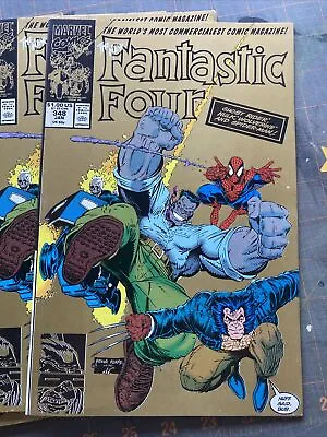 Buy Fantastic Four #348 1991 Marvel 2nd Print Fn-vf • 10.39£
