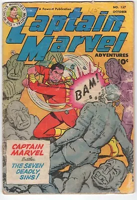 Buy Captain Marvel Adventures 137 Good- Fawcett Comics   *CBX18 • 51.67£