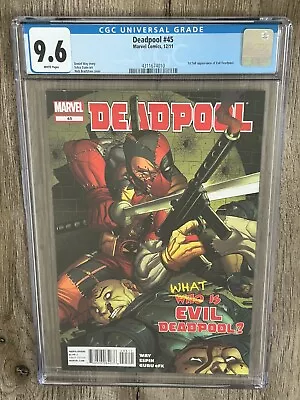 Buy Deadpool #45 (2011) CGC 9.6 1st Appearance Evil Deadpool - Marvel • 79.66£