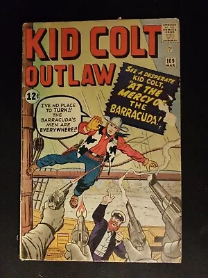 Buy Kid Colt Outlaw #109 1963  Jack Kirby- Marvel Western Key Issue  • 180.14£