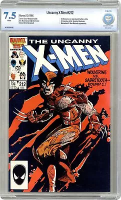 Buy Uncanny X-Men #212D CBCS 7.5 1986 16-17825D9-082 • 47.44£
