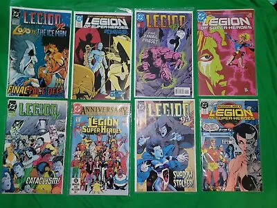 Buy DC Comics Lot Of 8 The Legion Of Super-Heroes Yr82,88,85,& Legion 92 & Legion 93 • 19.88£