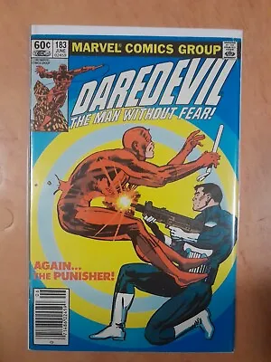 Buy DAREDEVIL #183 (1982) PUNISHER Vs. DD COVER • 23.65£