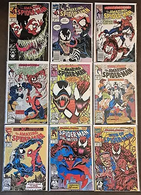 Buy Spider-Man, Venom, Carnage Comic Book Lot Of 27 Full Maximum Carnage Plus Extras • 516.75£