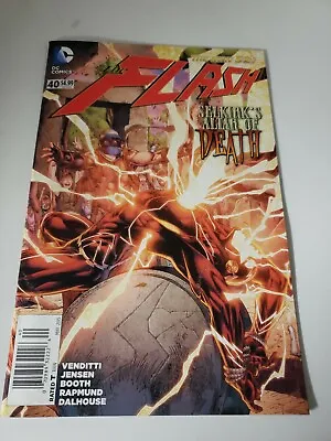 Buy The Flash No 40 May 2015 DC Comics Newsstand Variant P5c127 • 15.79£