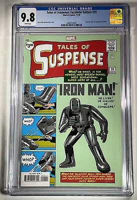 Buy Tales Of Suspense #39 Facsimile Edition 2020 1st Appearance Iron Man Cgc 9.8 • 267.78£