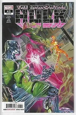 Buy Immortal Hulk #43 ~ Controversial Issue, Alex Ross Cover ~ Near Mint+ 9.6 • 13.54£