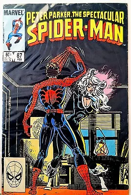 Buy SPECTACULAR SPIDER-MAN #87 GD/VG 1983 PETER PARKER REVEALS IDENTITY Marvel  • 3.49£