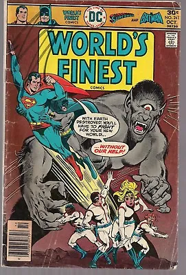 Buy World's Finest #241 Dc 1976 Batman & Superman  New World  Space Adventure Vg- • 5.17£