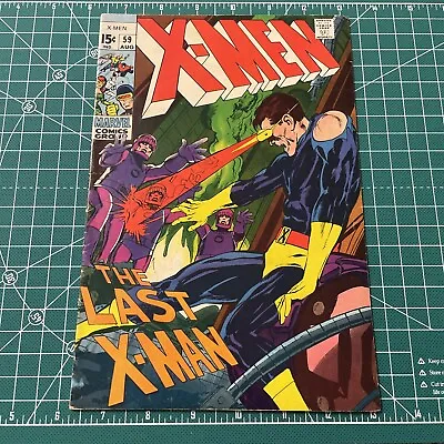 Buy Uncanny X-Men #59 Marvel Comics 1969 Silver Age 1st App Dr. Lykos • 60.73£