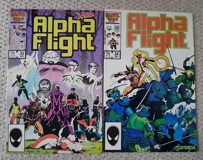 Buy Alpha Flight # 33 -  Lady Death Strike First App - Marvel Comics 1986 • 25£