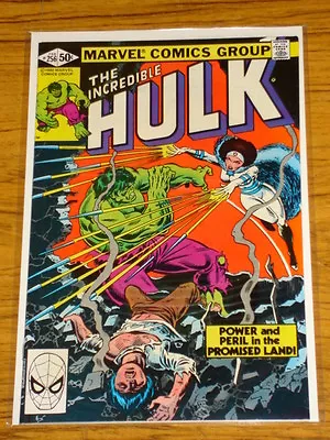 Buy Incredible Hulk #256 Nm+ (9.6) Marvel Comics February 1981 • 199.99£