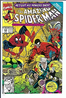 Buy Amazing Spider-Man #343 VF/NM 1991 :) • 3.21£