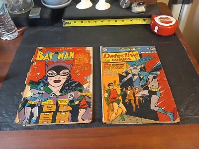 Buy 1951 DC Comics Batman No.65 & No.173 Classic Catwoman Cover  • 391.35£