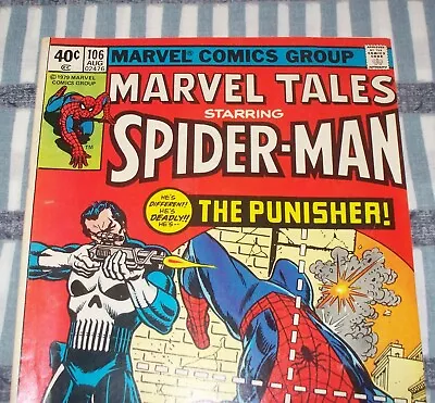 Buy Marvel Tales #106 Reprint Of Amazing Spider-Man #129 From Aug. 1979 In VG+ Con. • 35.68£