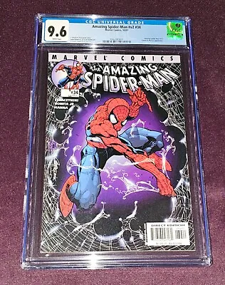 Buy Amazing Spider-Man #34 V2  CGC 9.6 2001 • 38.63£