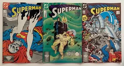 Buy Superman #17, 18 & 19. (DC 1988) VF+ & VF/NM Copper Age Issues • 22.50£