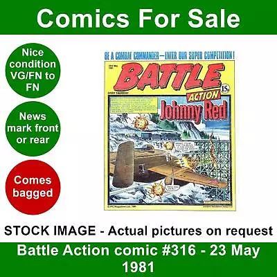Buy Battle Action Comic #316 - 23 May 1981 - Nice VG/FN • 3.49£