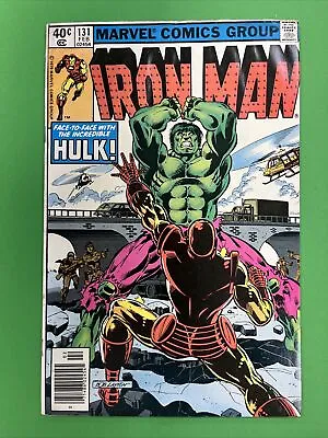 Buy Iron Man #131 (Face To Face With The Incredible Hulk!) Marvel 1980 • 9.74£