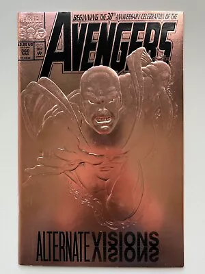 Buy Avengers #360 (1993) Gold Foil Cover Stain Bottom Of Pages FN/VF • 4.74£