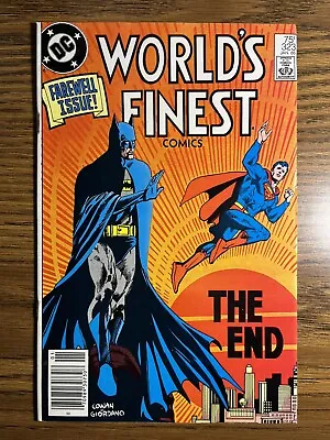 Buy World’s Finest Comics 323 Newsstand Batman Superman Dc Comics 1986 Final Issue! • 7.85£