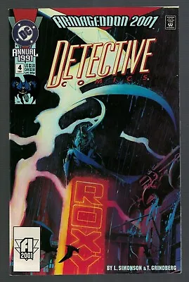 Buy Dc Detective Comics Annual 4 1991 N/Mint 9.0 Batman Justice League • 9.99£