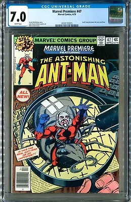 Buy Marvel Premiere #47 (1979) 1st Scott Lang As Ant-Man, CGC 7.0 White Pages! • 147.91£