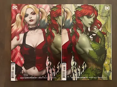 Buy 💥 Harley Quinn & Poison Ivy # 1 2019 Artgerm Connecting Cover Variant Lot 💥 • 13.47£