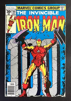Buy IRON MAN #100 Hi-Grade Classic Jim Starlin Cover Art Marvel Comics 1977 • 28.39£