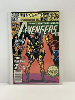 Buy Avengers 213 Hank Pym Suspended From Avengers (1981 Marvel) Newsstand Var Rare • 19.95£