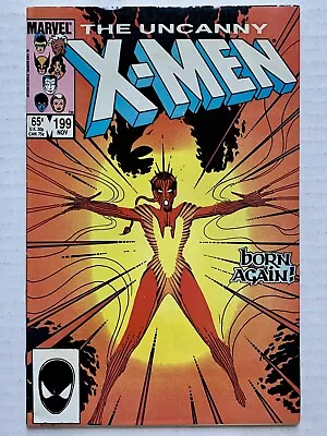 Buy Uncanny X-Men #199 (1985) 1st Rachel Summers As Phoenix (VF/7.0/7.5) KEY-VINTAGE • 23.99£