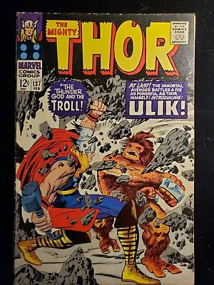 Buy Thor #137 GD 1st App Of Ulik Of The Rock Trolls, 1967 Marvel Comics, 🔑  • 50.67£