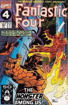 Buy Fantastic Four #357 VG 1991 Stock Image Low Grade • 2.41£