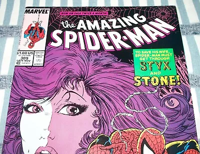 Buy The Amazing Spider-Man #309 Rare Mark Jewelers Insert From Nov. 1988 In VF- Con  • 63.24£