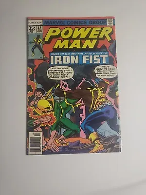 Buy Power Man #48: 1st Team Up With Iron Fist, Newsstand, Marvel 1977 VF/NM • 51.39£