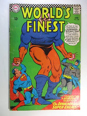 Buy World's Finest #156 Invulnerable Super Enemy, VG+, 4.5 (C), OWW Pages • 13.99£