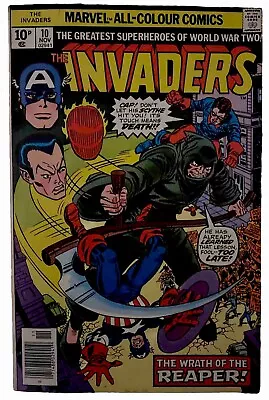 Buy THE INVADERS #10 Marvel Comics UK Price 1976 VF/NM • 4£