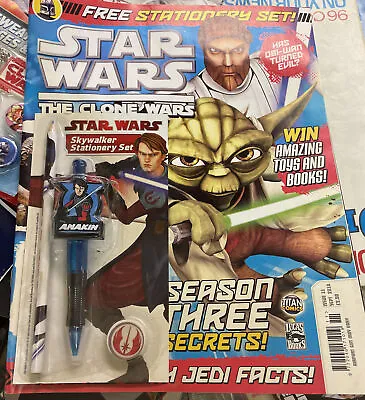 Buy STAR WARS THE CLONE WARS No.11 RARE UK EDITION SEP 2010 WITH FREE STATIONERY SET • 25£