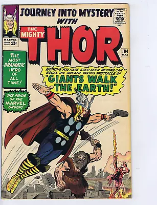 Buy Journey Into Mystery #104 Marvel 1964 '' Giants Walk The Earth ! '' • 118.74£