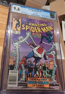 Buy Amazing Spider-Man #263 CGC Newstand 9.6 WP Marvel Comics 1985 1st App Hydro-man • 54.81£