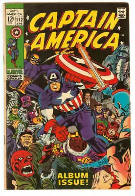 Buy Captain America #112 5.5 // Origin Of Captain America Retold Marvel Comics 1969 • 36.19£