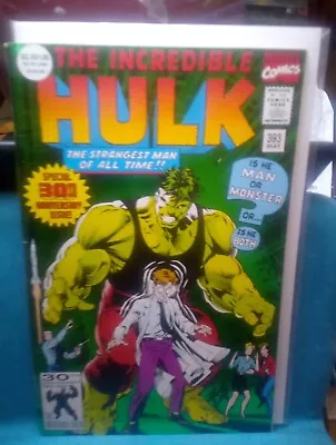 Buy The Incredible Hulk #393A, Foil, Hulk #1 Homage, Dale Keown, Peter David, 1992 • 7.12£