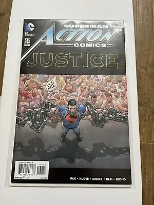 Buy Dc Comics Action Comics #42 September 2015 Superman 1st Print Nm • 0.99£