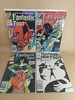 Buy Fantastic Four #275, 276, 277, 278 ( 1985, Marvel) 8.5 VF+ Average • 31.88£