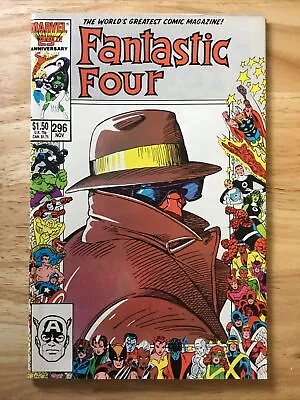 Buy Fantastic Four #296 November 1986 Marvel 25th Anniversary Marvel Comics • 7.90£