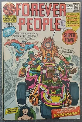 Buy DC Comics The Forever People #1 FN (6.0) 1971 1st Full App Darkseid #MSI0260 • 169.99£