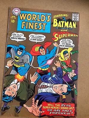 Buy World’s Finest Comics #168 August 1967 VG+ • 7£