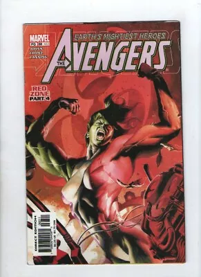 Buy Marvel Comic The Avengers Vol 3 No. 68 483 Aug 2003 Red Zone Part 4 $2.25 USA • 2.99£